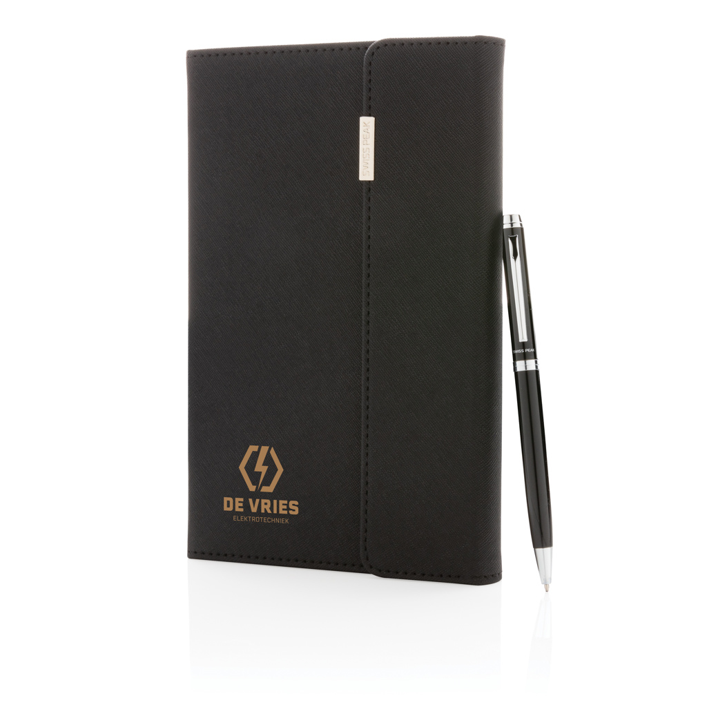 Set de libreta A5 y bolígrafo Swiss Peak deluxe - Oficina - Regalo Promocional Personalizado - imagen 8