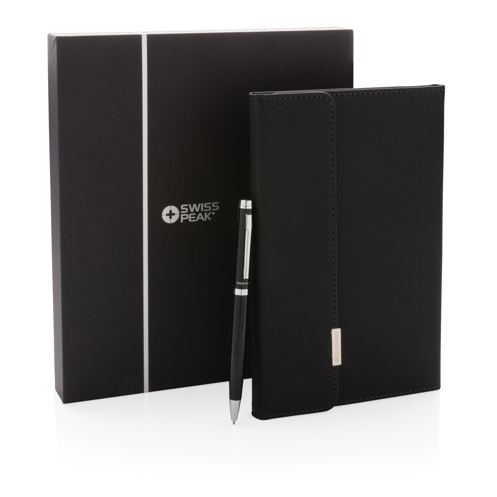 Set de libreta A5 y bolígrafo Swiss Peak deluxe - Oficina - Regalo Promocional Personalizado - imagen 10
