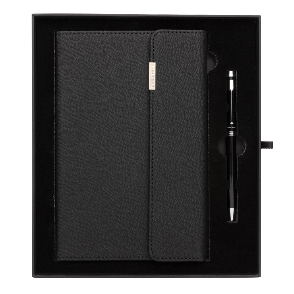 Set de libreta A5 y bolígrafo Swiss Peak deluxe - Oficina - Regalo Promocional Personalizado - imagen 12