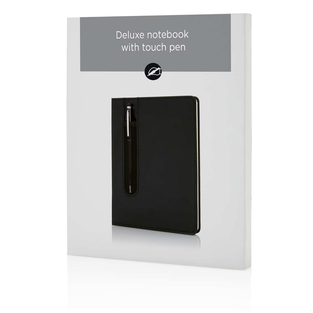 Libreta A5 PU básica con bolígrafo táctil - Oficina - Regalo Promocional Personalizado - imagen 8