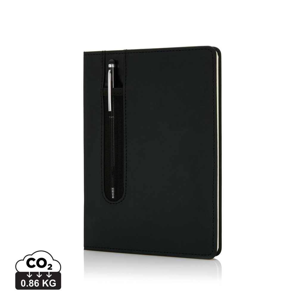 Libreta A5 PU básica con bolígrafo táctil - Oficina - Regalo Promocional Personalizado