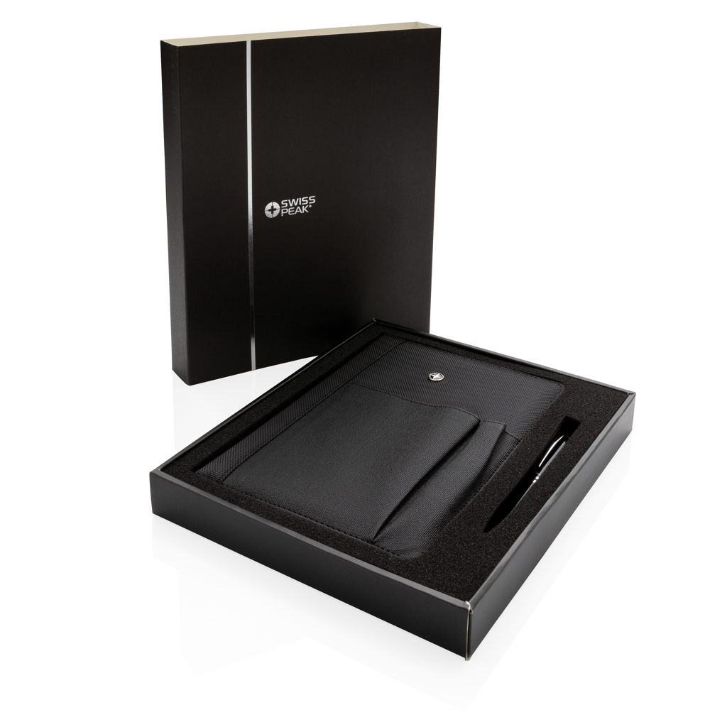 Set de libreta personalizado Swiss Peak intercambiable con bolígrafo - Oficina - Regalo Promocional Personalizado - imagen 10