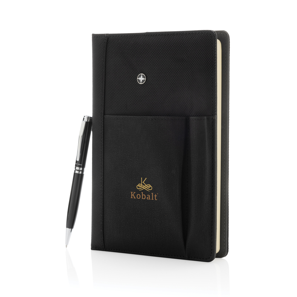 Set de libreta personalizado Swiss Peak intercambiable con bolígrafo - Oficina - Regalo Promocional Personalizado - imagen 12
