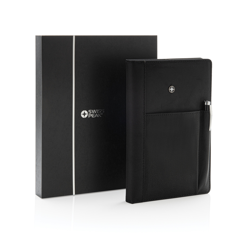 Set de libreta personalizado Swiss Peak intercambiable con bolígrafo - Oficina - Regalo Promocional Personalizado - imagen 13