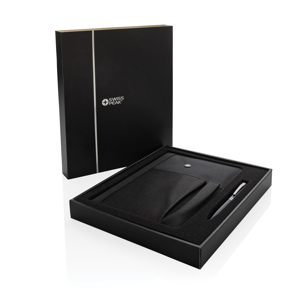 Set de libreta personalizado Swiss Peak intercambiable con bolígrafo - Oficina - Regalo Promocional Personalizado - imagen 14
