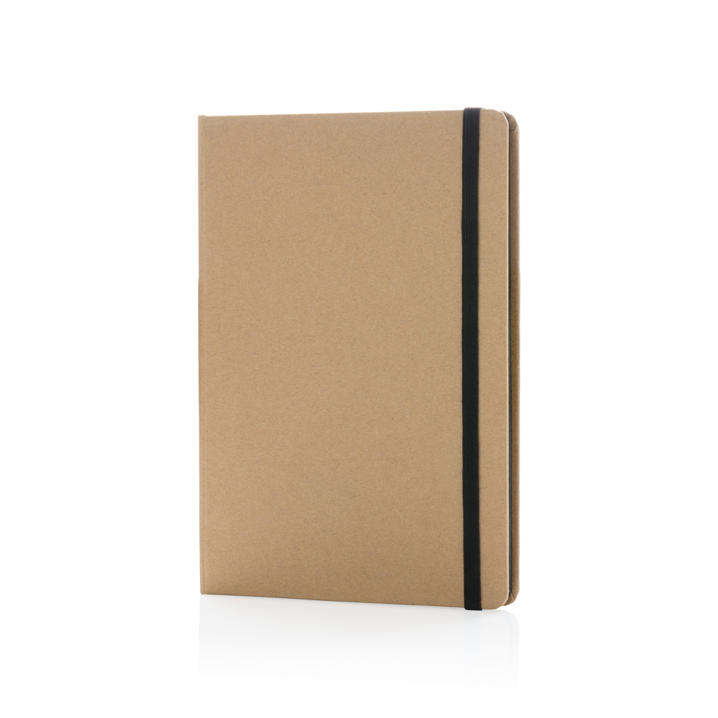 Libreta A5 reciclada de kraft - Oficina - Regalo Promocional Personalizado - vista alternativa