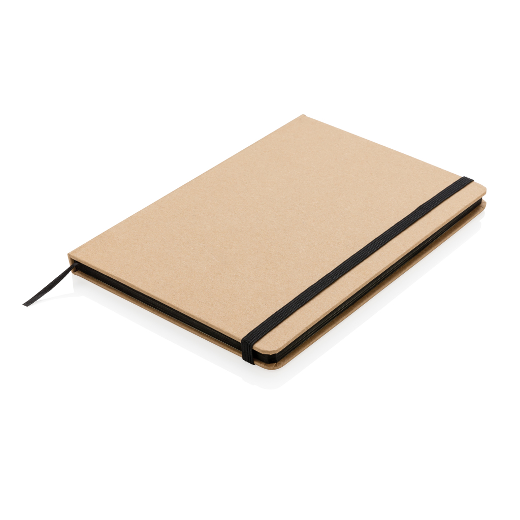 Libreta A5 reciclada de kraft - Oficina - Regalo Promocional Personalizado - imagen 3
