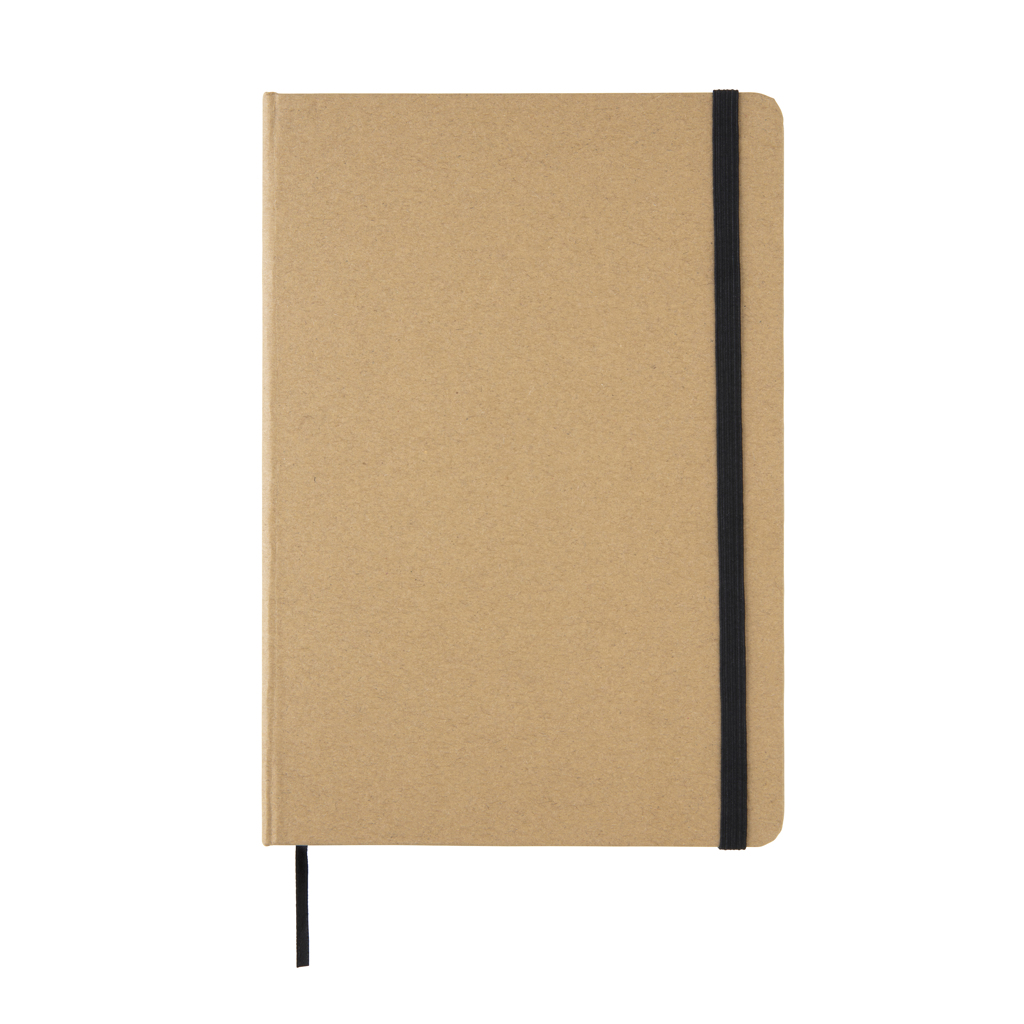 Libreta A5 reciclada de kraft - Oficina - Regalo Promocional Personalizado - imagen 5