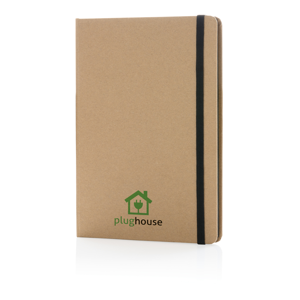 Libreta A5 reciclada de kraft - Oficina - Regalo Promocional Personalizado - imagen 7