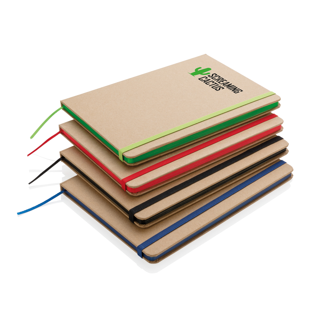 Libreta A5 reciclada de kraft - Oficina - Regalo Promocional Personalizado - imagen 8