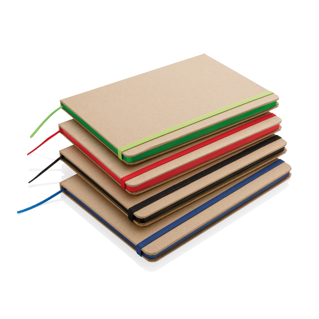 Libreta A5 reciclada de kraft - Oficina - Regalo Promocional Personalizado - imagen 9