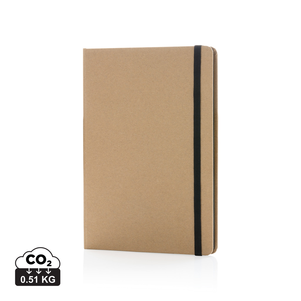 Libreta A5 reciclada de kraft - Oficina - Regalo Promocional Personalizado
