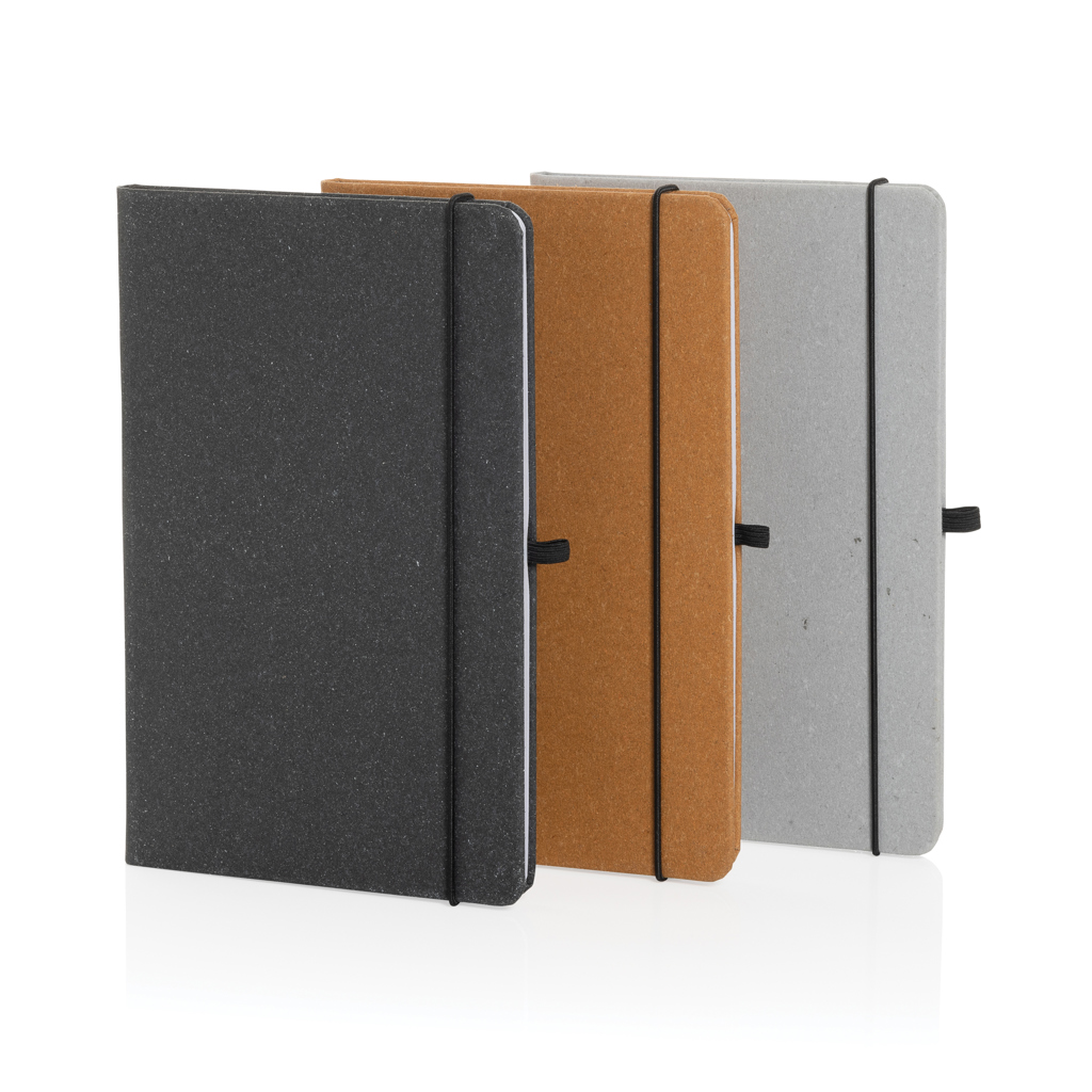 Libreta A5 de cuero reciclado personalizada tapa dura - Oficina - Regalo Promocional Personalizado - imagen 8