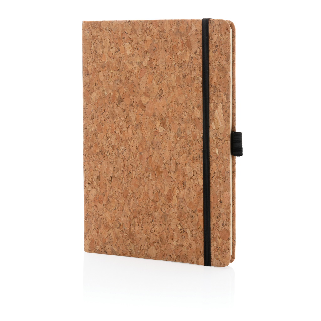 Libreta A5 tapa dura de corcho natural personalizada - Oficina - Regalo Promocional Personalizado - vista alternativa