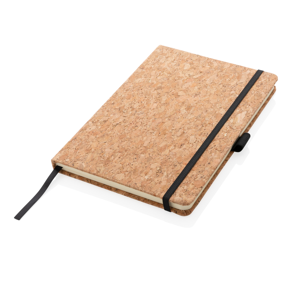 Libreta A5 tapa dura de corcho natural personalizada - Oficina - Regalo Promocional Personalizado - imagen 3
