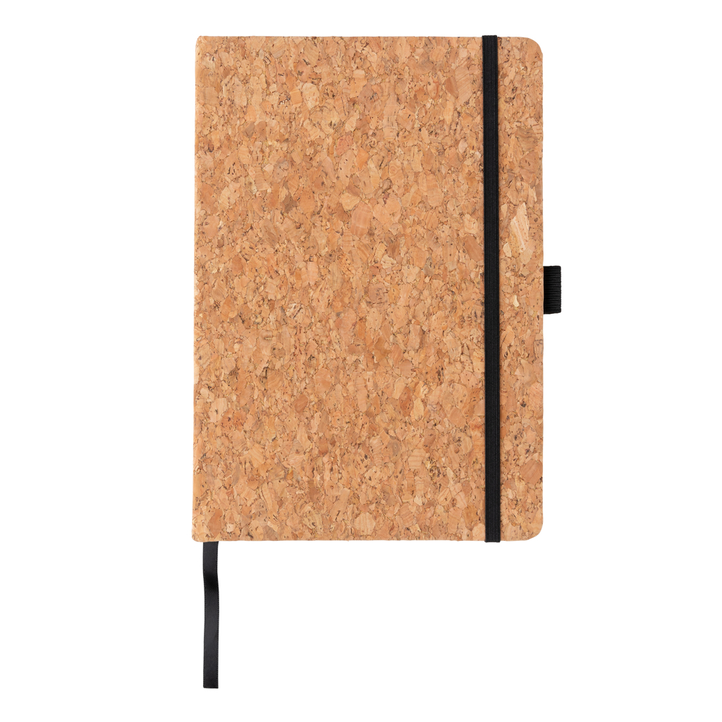 Libreta A5 tapa dura de corcho natural personalizada - Oficina - Regalo Promocional Personalizado - imagen 4
