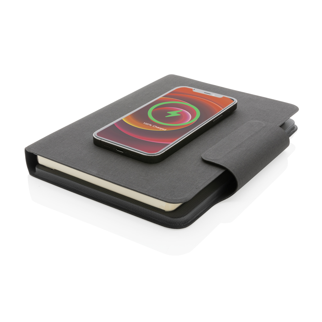 Libreta magnética A5 personalizada Artic con carga inalámbrica 10W - Oficina - Regalo Promocional Personalizado - imagen 3