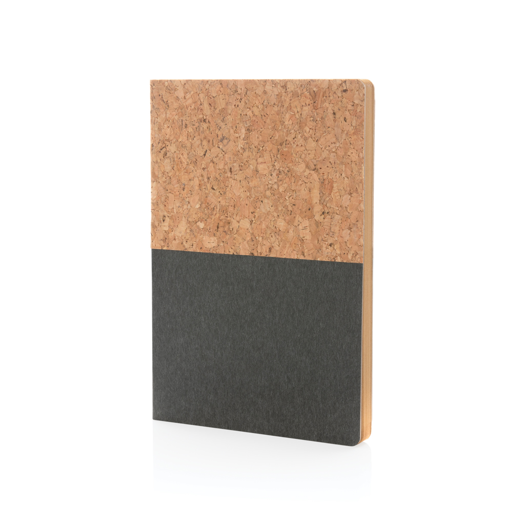 Libreta A5 de corcho y kraft - Oficina - Regalo Promocional Personalizado - vista alternativa