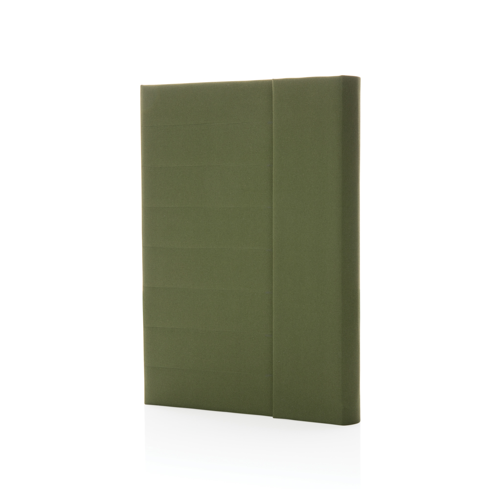 Libreta A5 con cierre magnético personalizada Impact Aware de RPET - Oficina - Regalo Promocional Personalizado - vista alternativa