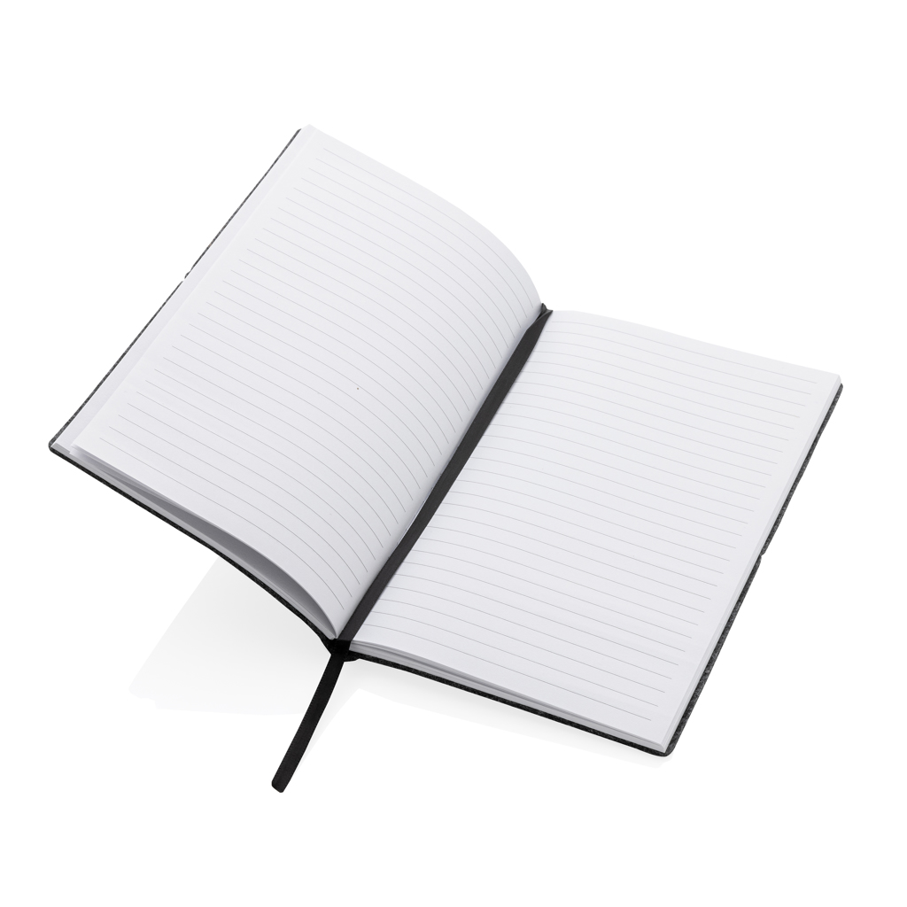 Libreta A5 tapa blanda de fieltro reciclado - Oficina - Regalo Promocional Personalizado - imagen 4