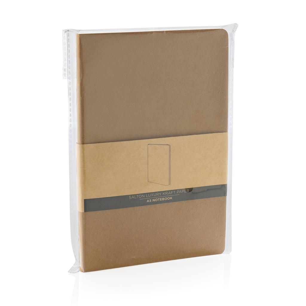 Cuaderno A5 personalizado Salton de papel kraft de lujo - Oficina - Regalo Promocional Personalizado - imagen 10