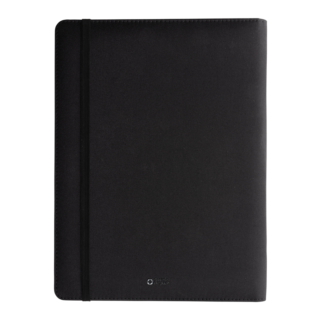 Portafolio A4 personalizado Swiss Peak Script AWARE de poliéster reciclado - Portadocumentos personalizados - Regalo Promocional Personalizado - imagen 7