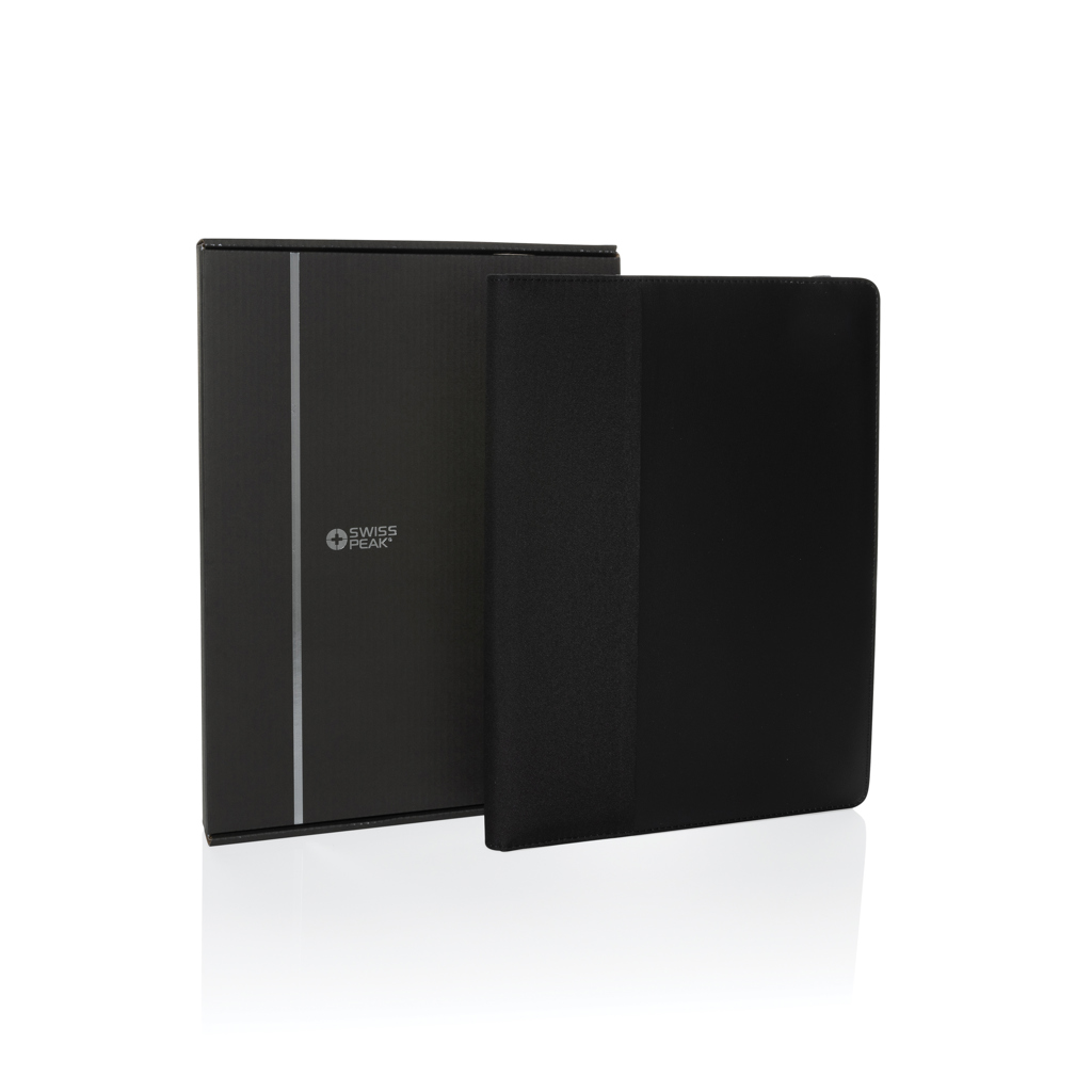 Portafolio A4 personalizado Swiss Peak Script AWARE de poliéster reciclado - Portadocumentos personalizados - Regalo Promocional Personalizado - imagen 13
