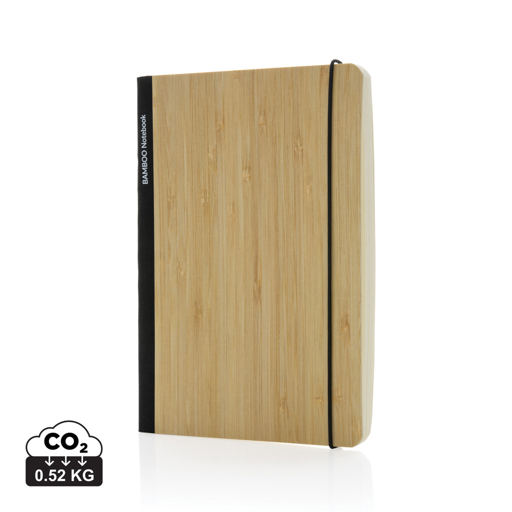 Libreta A5 de bambú Scribe - Oficina - Regalo Promocional Personalizado