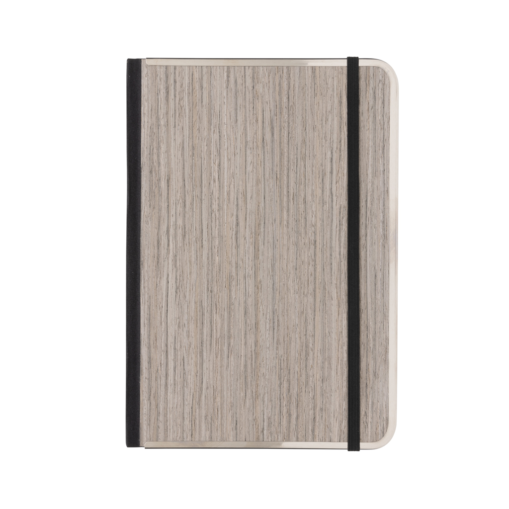 Cuaderno A5 con tapa de madera FSC personalizado de lujo Treeline - Oficina - Regalo Promocional Personalizado - imagen 5