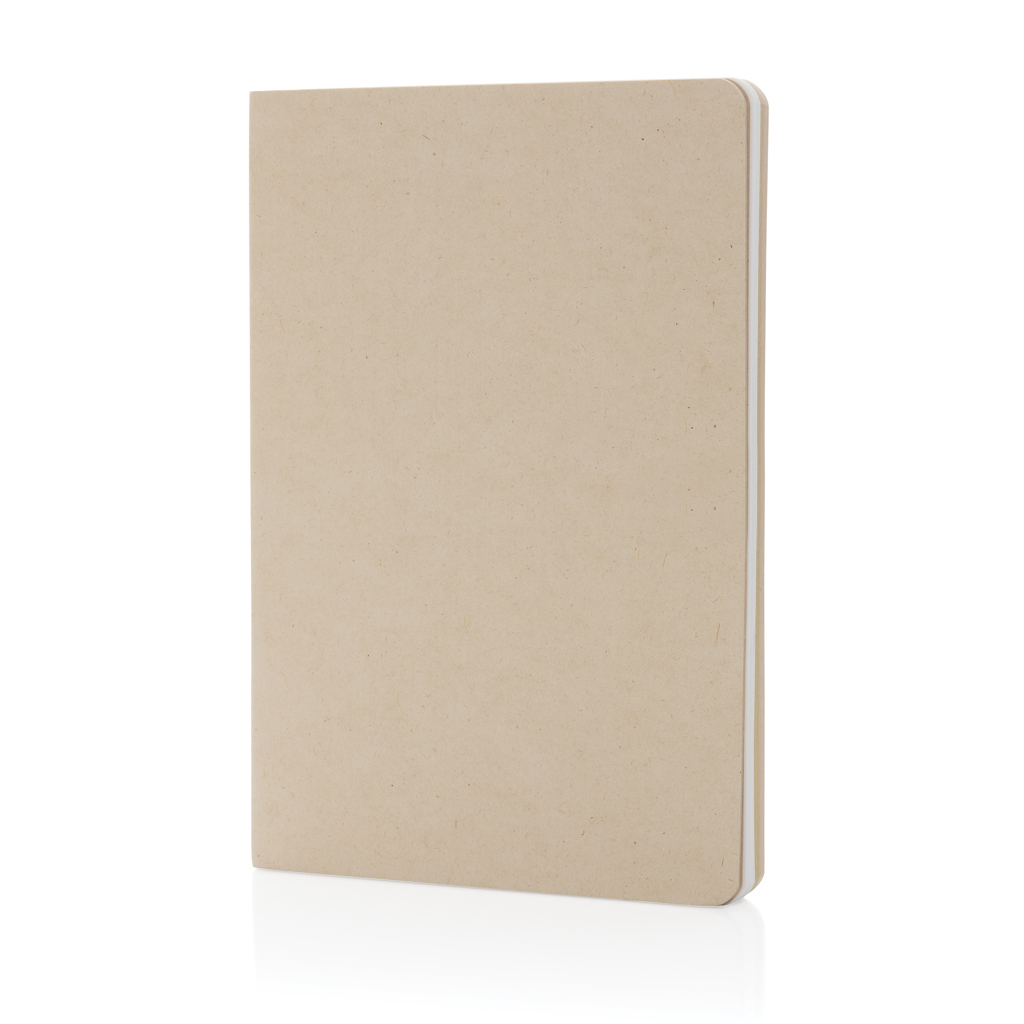 Libreta A5 sin árbol personalizada Elowen de caña de azúcar - Oficina - Regalo Promocional Personalizado - vista alternativa