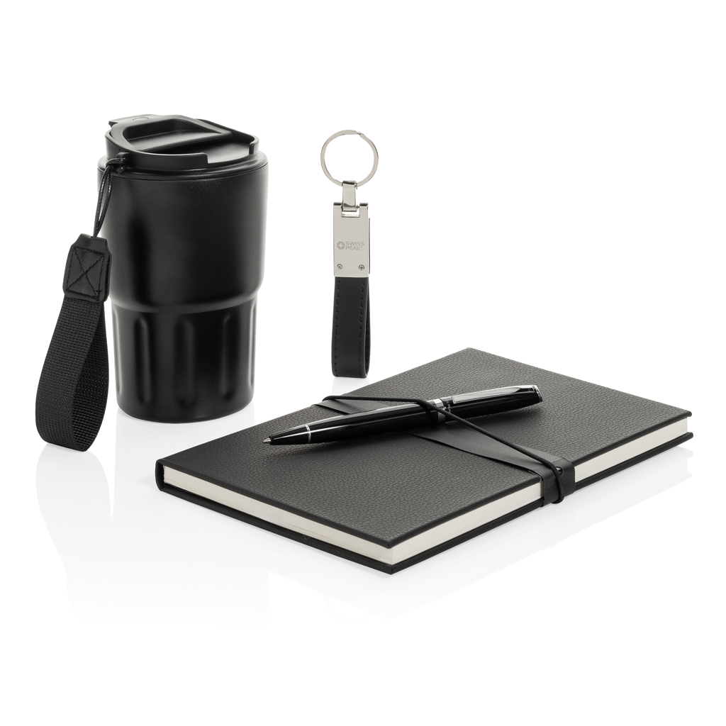 Set de regalo business con vaso y certificación RCS - Set de escritura personalizados - Regalo Promocional Personalizado - vista alternativa