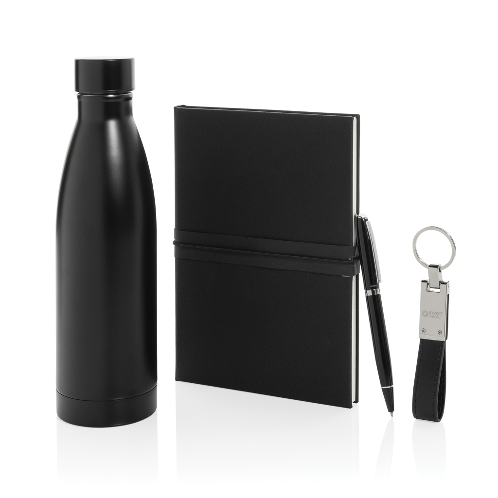 Set regalo business Swiss Peak RCS con botella de agua - Set de escritura personalizados - Regalo Promocional Personalizado - vista alternativa