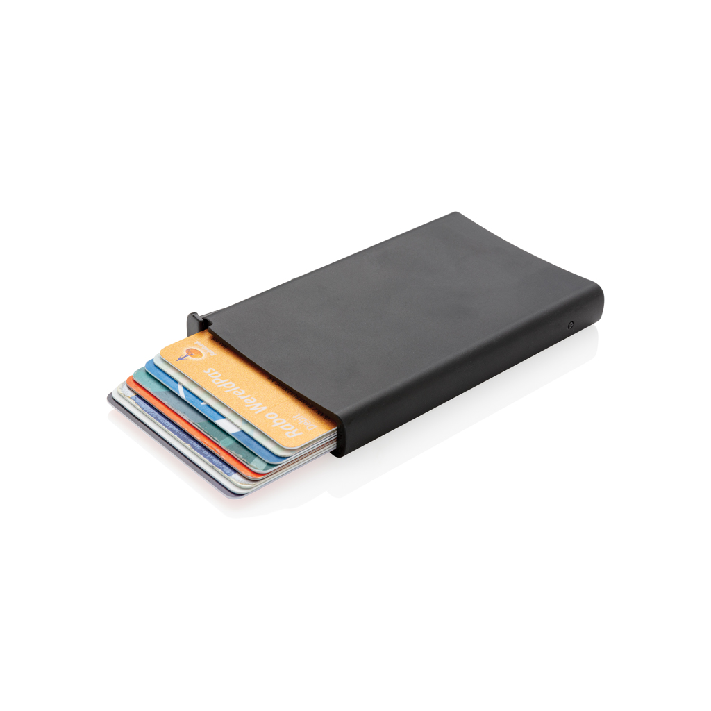 Tarjetero RFID personalizado de aluminio estándar - Viaje - Regalo Promocional Personalizado - vista alternativa