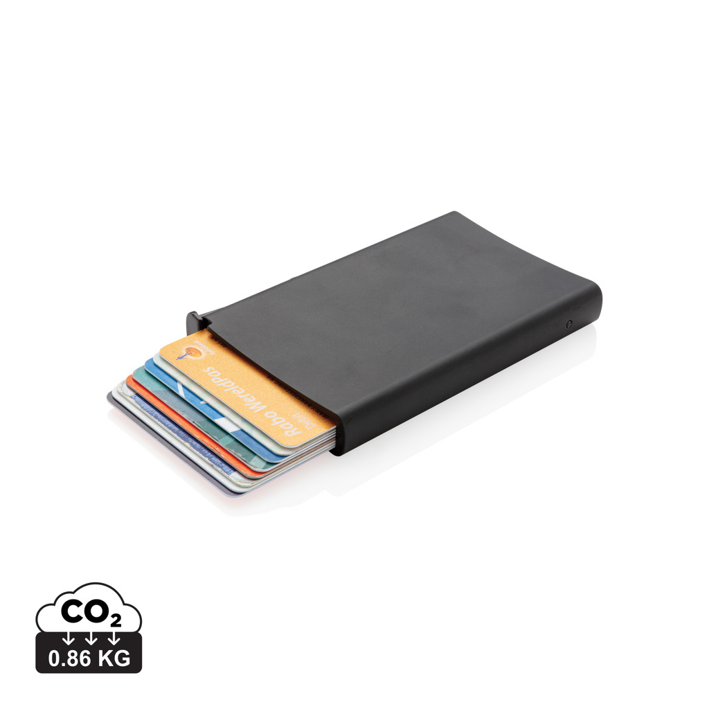 Tarjetero RFID personalizado de aluminio estándar - Viaje - Regalo Promocional Personalizado