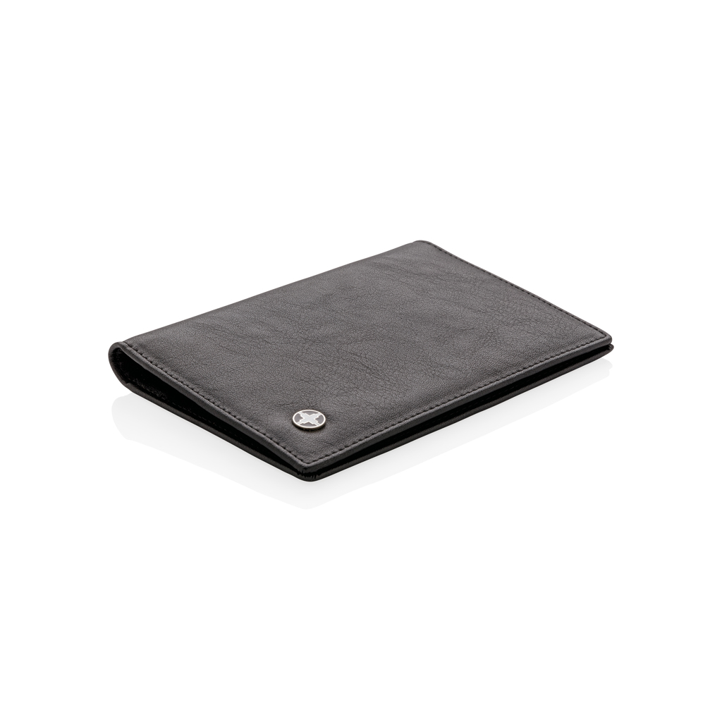 Cartera para pasaporte personalizada RFID Swiss Peak anti escáner - Carteras y monederos personalizados - Regalo Promocional Personalizado - imagen 2