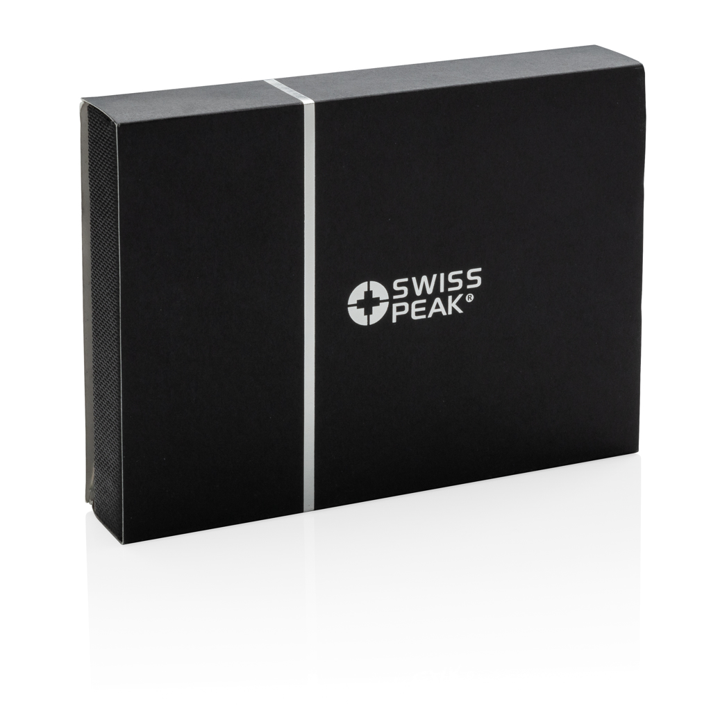 Cartera para pasaporte personalizada RFID Swiss Peak anti escáner - Carteras y monederos personalizados - Regalo Promocional Personalizado - imagen 7