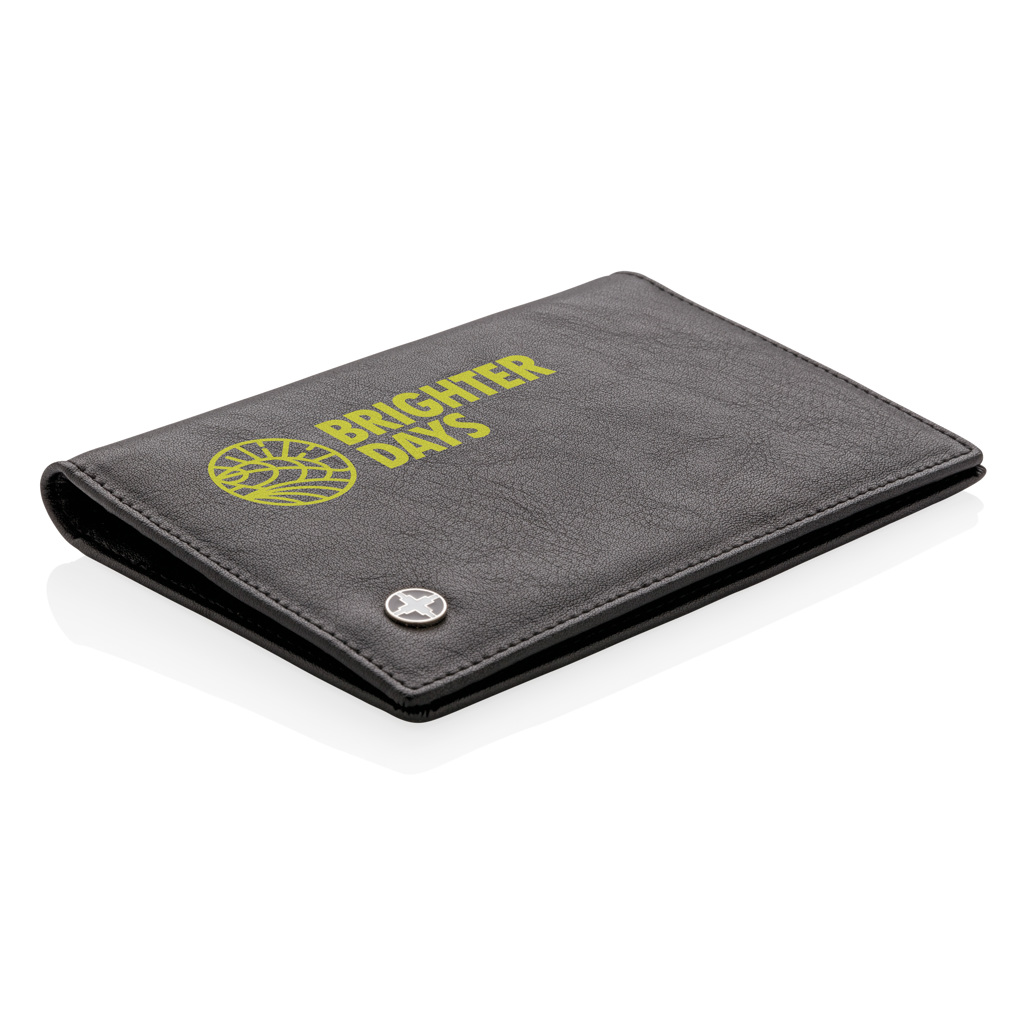 Cartera para pasaporte personalizada RFID Swiss Peak anti escáner - Carteras y monederos personalizados - Regalo Promocional Personalizado - imagen 9