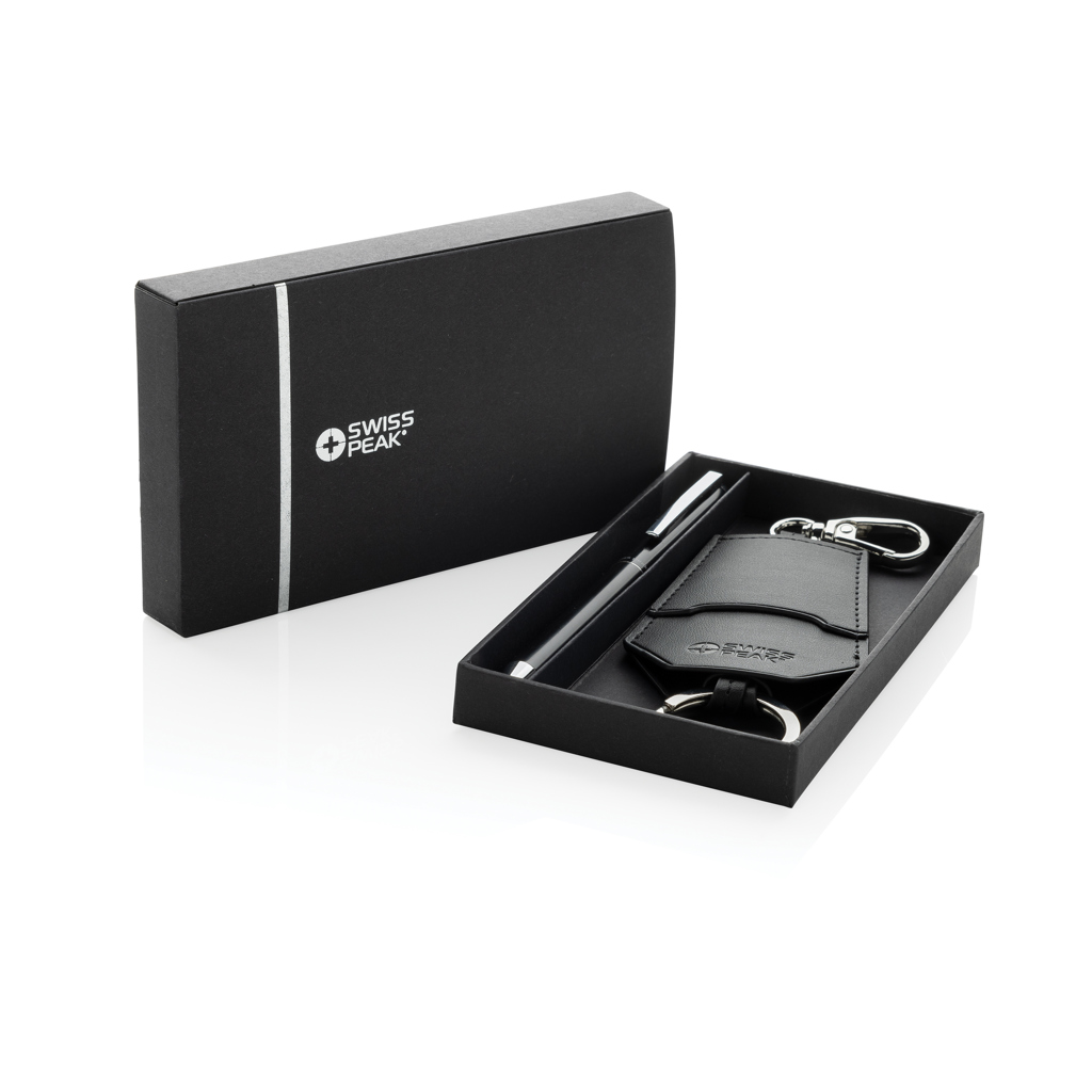 Set  bolígrafos llavero personalizado Tula de PU reciclado RCS - Set de escritura personalizados - Regalo Promocional Personalizado - imagen 9