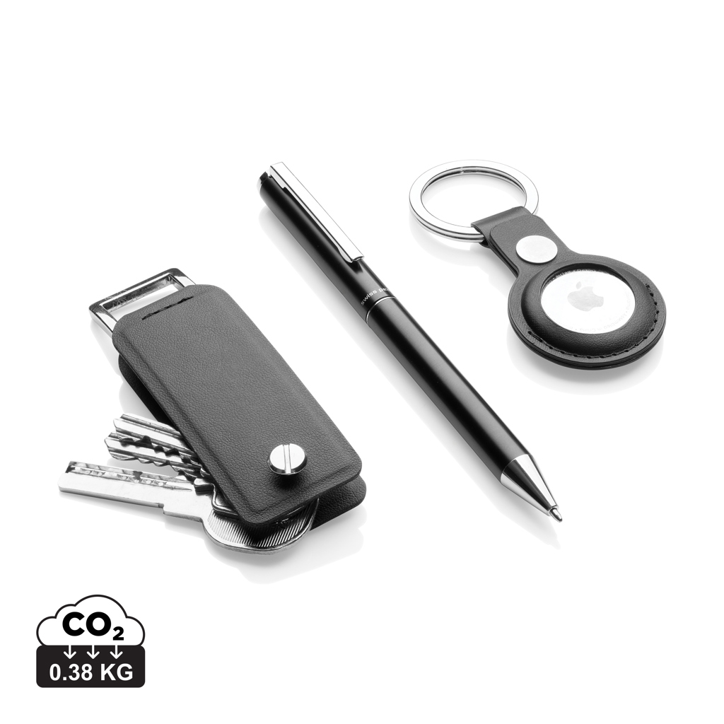 Set regalo 3 piezas personalizado Tula de lujo rPU certificado RCS - Set de escritura personalizados - Regalo Promocional Personalizado