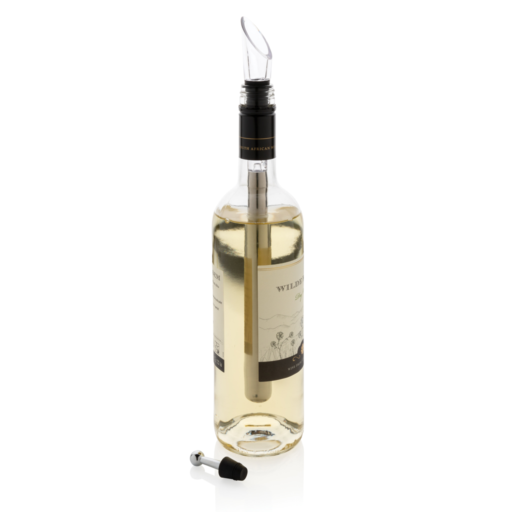 Enfriador de Vino personalizado con aireador incorporado - Otros accesorios bodega - Regalo Promocional Personalizado - imagen 4