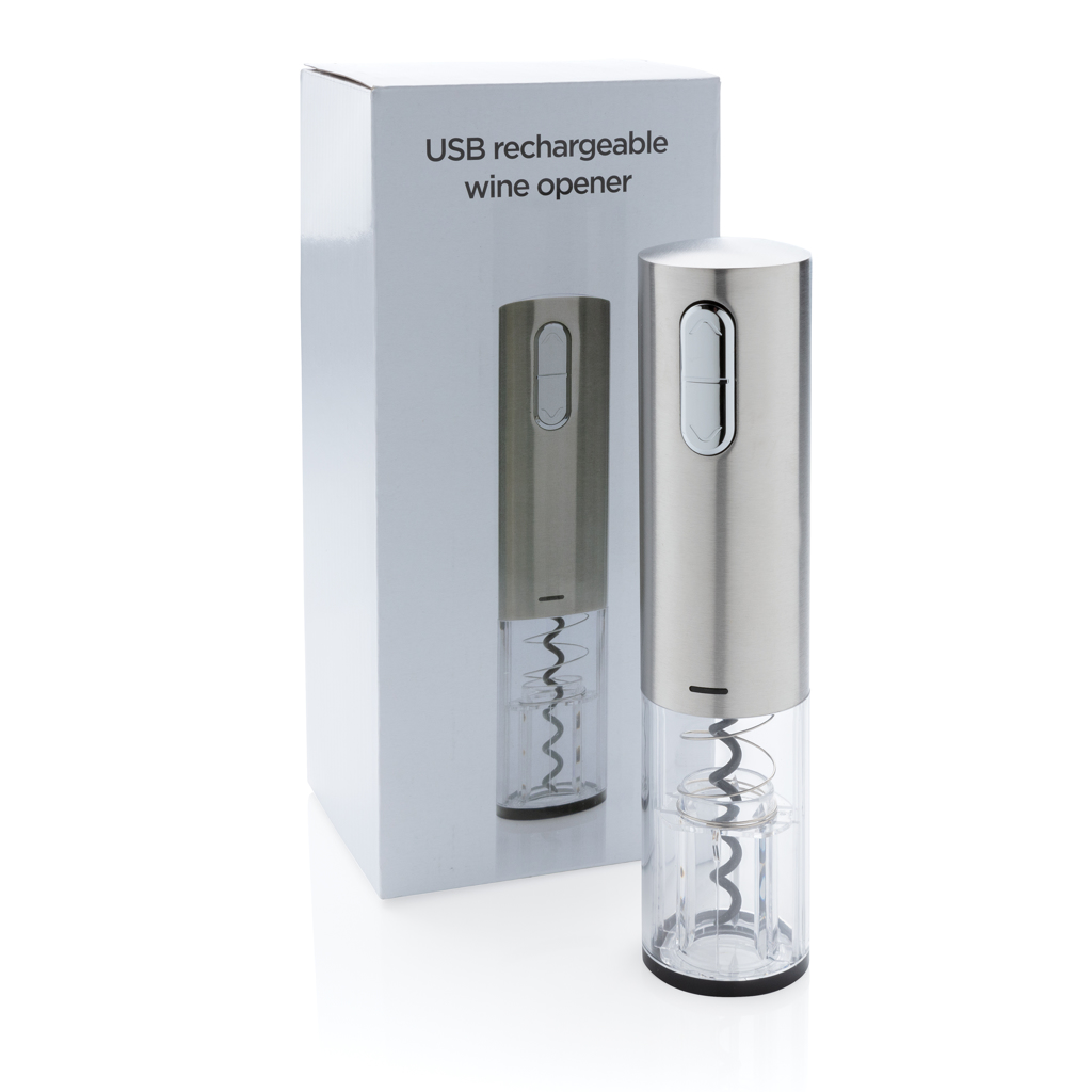 Abridor vino eléctrico personalizado USB recargable con luz - Hogar - Regalo Promocional Personalizado - imagen 10