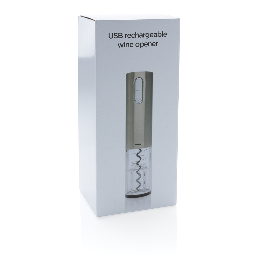 Abridor vino eléctrico personalizado USB recargable con luz - Hogar - Regalo Promocional Personalizado - imagen 11