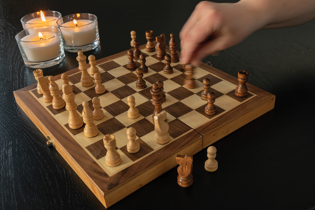 Juego ajedrez personalizado plegable Luxury madera certificada FSC - Niños y Juegos - Regalo Promocional Personalizado - imagen 10