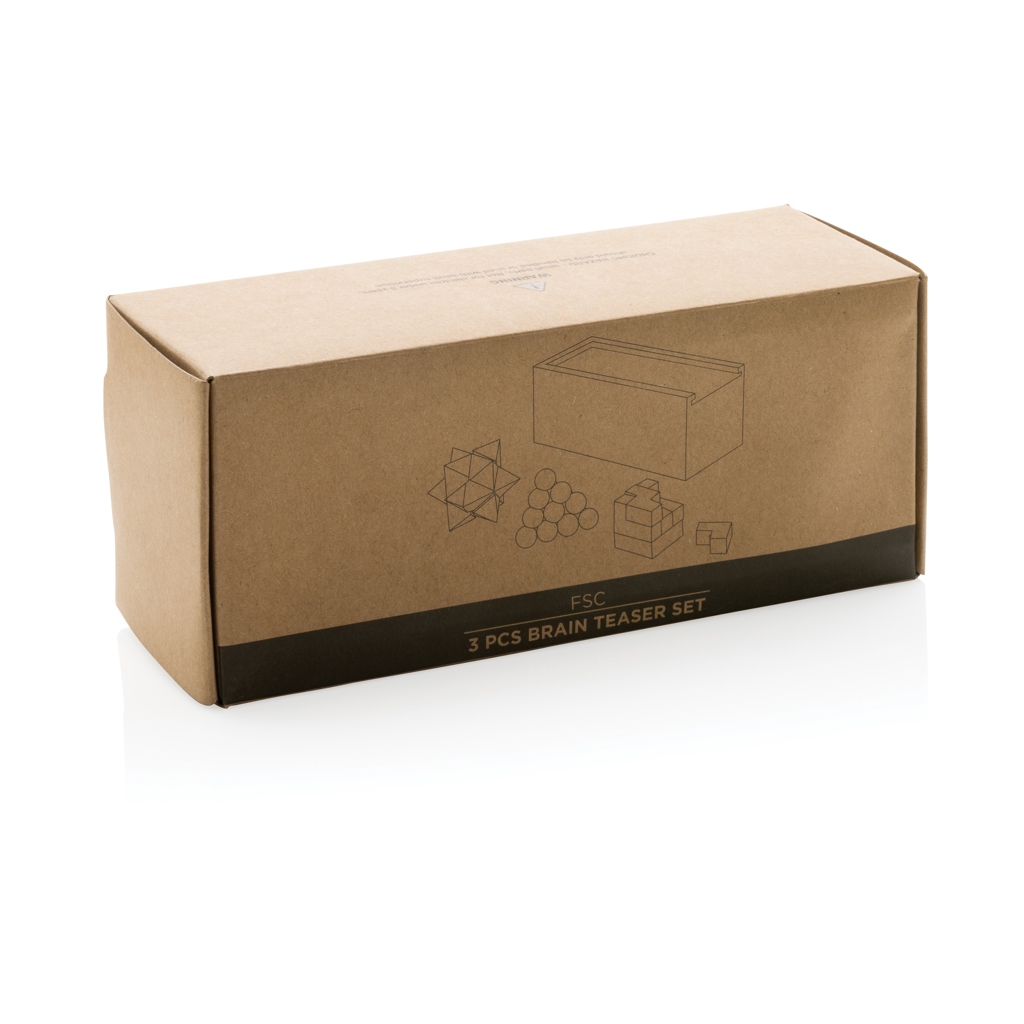Juego rompecabezas personalizado 3 piezas madera certificada FSC - Niños y Juegos - Regalo Promocional Personalizado - imagen 7