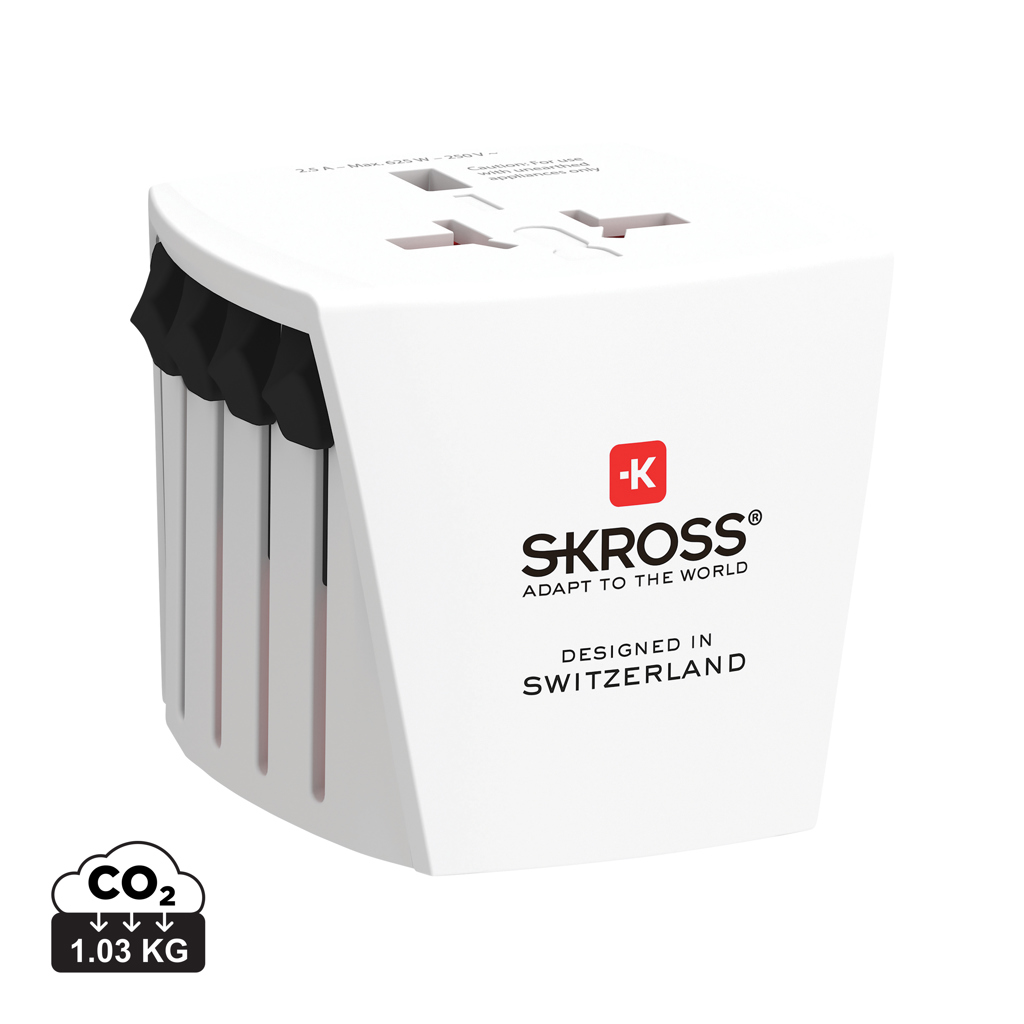 Adaptador viaje mundial personalizado SKROSS MUV compacto - Tecnología - Regalo Promocional Personalizado