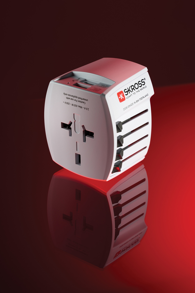 Adaptador viaje mundial personalizado SKROSS USB MUV con USB C - Tecnología - Regalo Promocional Personalizado - imagen 7