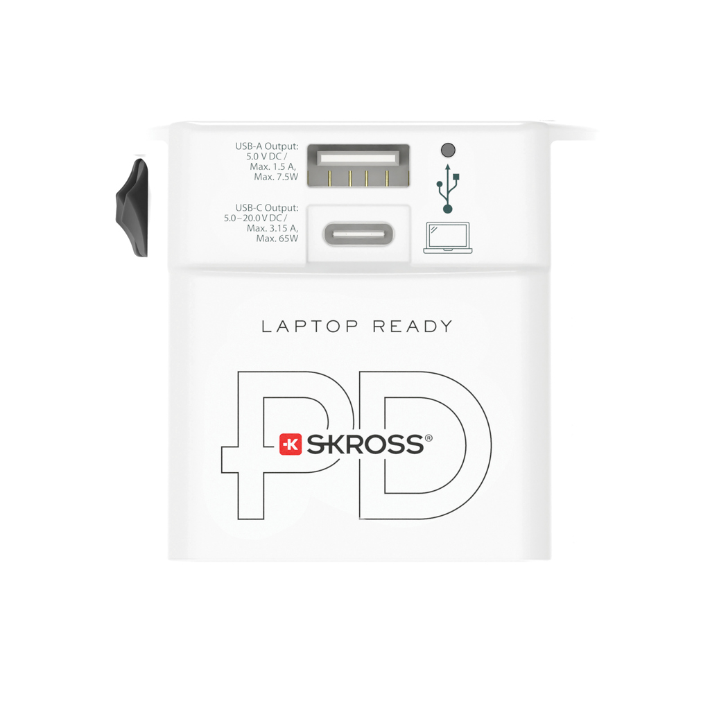 Adaptador viaje mundial personalizado SKROSS MUV 65W PD con cable C USB - Tecnología - Regalo Promocional Personalizado - imagen 4