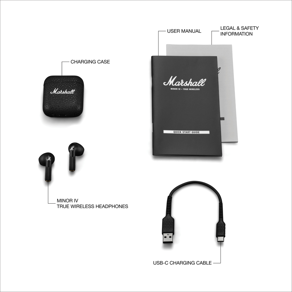 Auriculares Marshall Minor IV 30H+TWS - Tecnología - Regalo Promocional Personalizado - imagen 7