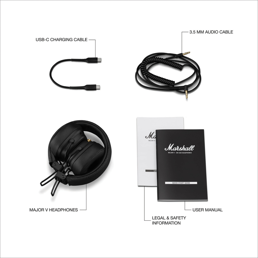 Auriculares Marshall Major V 100H+ - Tecnología - Regalo Promocional Personalizado - imagen 7