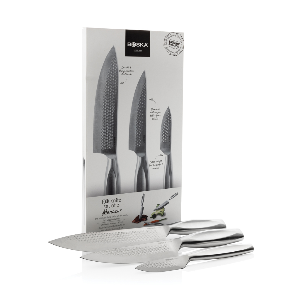 Set Cuchillos Cocina personalizado Monaco+ BOSKA 3 piezas - Otros accesorios cocina - Regalo Promocional Personalizado - imagen 5